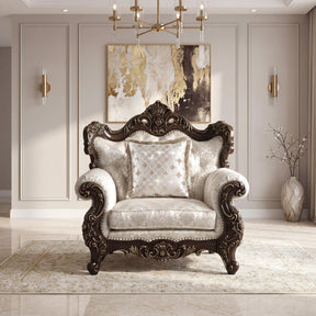 Sovereign Cherry Brown Chair by Homelegance at Eve Furniture
