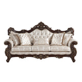 Sovereign Cherry Brown 2-Piece Living Room Set by Homelegance at Eve Furniture