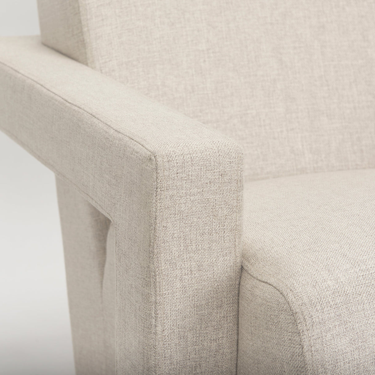 Sovereign Oatmeal Fully Upholstered Accent Chair by Mercana at Eve Furniture