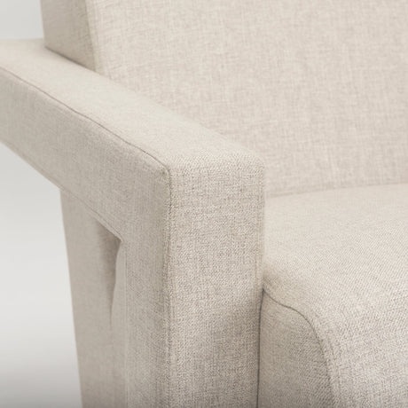Sovereign Oatmeal Fully Upholstered Accent Chair by Mercana at Eve Furniture