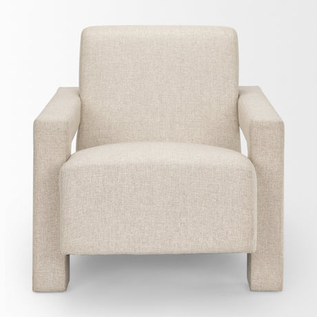 Sovereign Oatmeal Fully Upholstered Accent Chair by Mercana at Eve Furniture