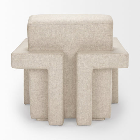 Sovereign Oatmeal Fully Upholstered Accent Chair by Mercana at Eve Furniture