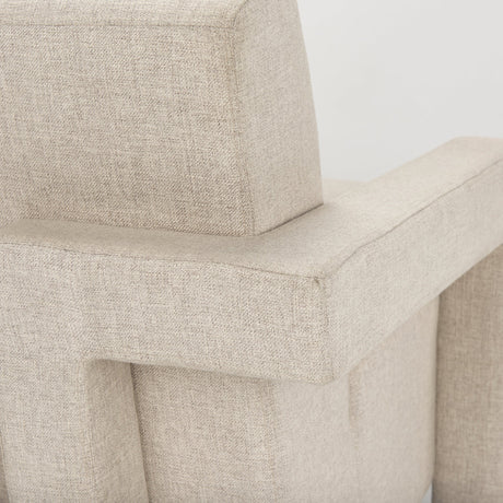 Sovereign Oatmeal Fully Upholstered Accent Chair by Mercana at Eve Furniture