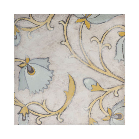 Spa Floral Fresco I by Mercana Studio a Hand Embellished Textured Canvas by Mercana at Eve Furniture