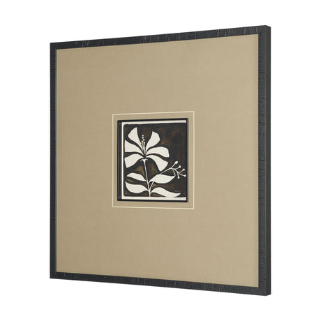 Spanish Tile Dark I by Mercana Studio Textured Framed Artwork Matted under Glass by Mercana at Eve Furniture