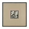 Spanish Tile Dark II by Mercana Studio Textured Framed Artwork Matted under Glass by Mercana at Eve Furniture