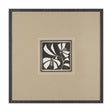 Spanish Tile Dark III by Mercana Studio Textured Framed Artwork Matted under Glass by Mercana at Eve Furniture