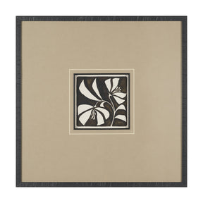 Spanish Tile Dark III by Mercana Studio Textured Framed Artwork Matted under Glass by Mercana at Eve Furniture