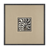 Spanish Tile Dark IV by Mercana Studio Textured Framed Artwork Matted under Glass by Mercana at Eve Furniture