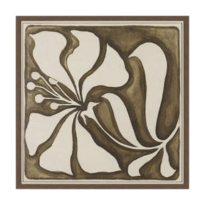 Spanish Tile Light II by Mercana Studio Hand-Embellished Textured Framed Canvas Artwork by Mercana at Eve Furniture