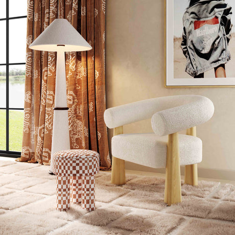 Spara Performance Boucle Accent Chair by TOV Furniture at Eve Furniture
