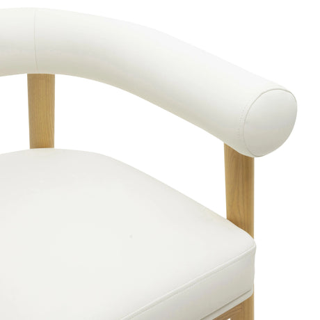 Spara Performance Vegan Leather Counter Stool by TOV Furniture at Eve Furniture