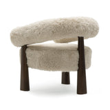 Spara Straight Vegan Shearling Accent Chair by TOV Furniture at Eve Furniture