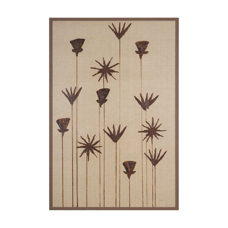 Spark I (Tan) by Mercana Studio a Hand Embellished Textured Framed Art Print by Mercana at Eve Furniture