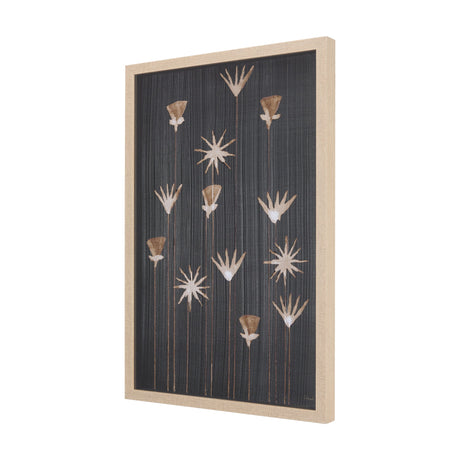 Spark II by Mercana Studio a Hand Embellished Textured Framed Art Print Matted under Glass by Mercana at Eve Furniture