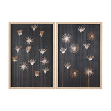 Spark II by Mercana Studio a Hand Embellished Textured Framed Art Print Matted under Glass by Mercana at Eve Furniture