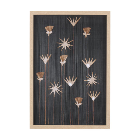 Spark II by Mercana Studio a Hand Embellished Textured Framed Art Print Matted under Glass by Mercana at Eve Furniture