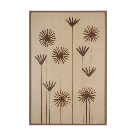 Spark II (Tan) by Mercana Studio a Hand Embellished Textured Framed Art Print by Mercana at Eve Furniture