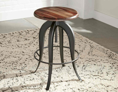 Sparrow 30-inch Round Crank Table by Steve Silver at Eve Furniture