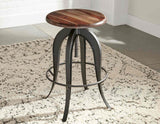 Sparrow Brown/Black Adjustable Height Dining Set by Steve Silver at Eve Furniture