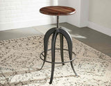 Sparrow Brown/Black Adjustable Height Dining Set by Steve Silver at Eve Furniture