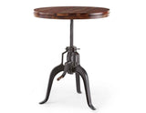 Sparrow 30-inch Round Crank Table by Steve Silver at Eve Furniture