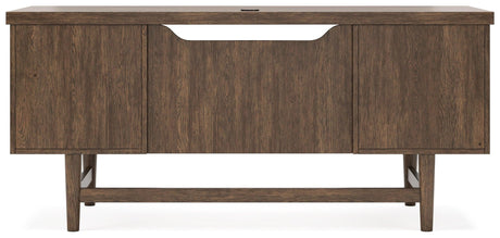 [Special Price] Austanny Warm Brown 67" Home Office Desk by Ashley at Eve Furniture