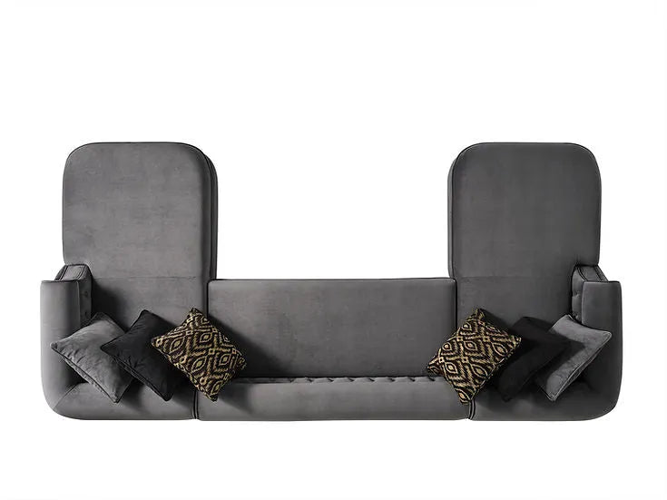 Brooklyn Grey 3-Piece Sectional by New Era Innovations at Eve Furniture