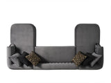 Brooklyn Grey 3-Piece Sectional by New Era Innovations at Eve Furniture