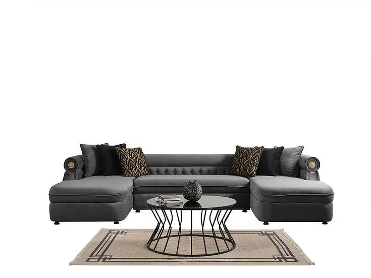 Brooklyn Grey 3-Piece Sectional by New Era Innovations at Eve Furniture