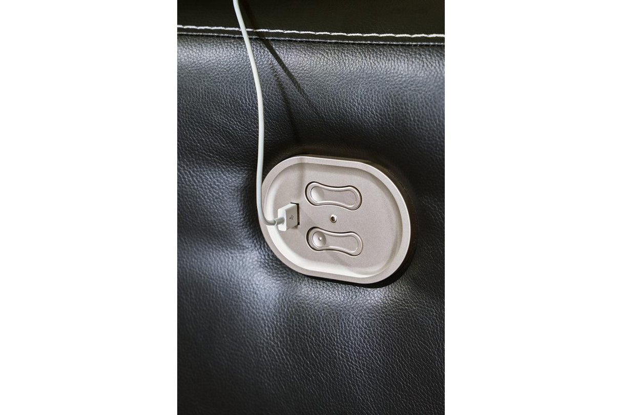 (Special) Warlin Black Power Recliner by Ashley at Eve Furniture