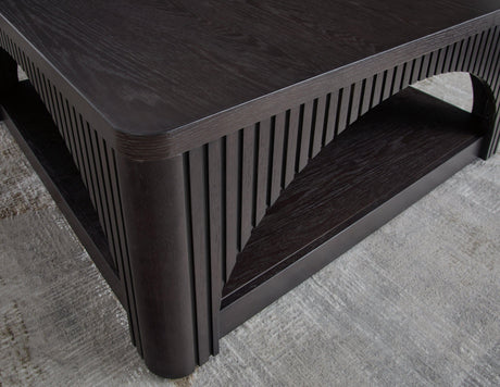 (Special) Yellink Black Coffee Table by Ashley at Eve Furniture