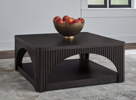 (Special) Yellink Black Coffee Table by Ashley at Eve Furniture