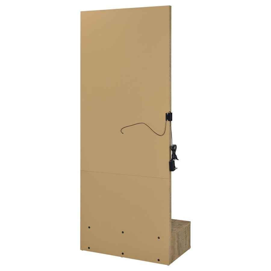 Spector Mango 1-drawer Lighted Full-Length Floor Mirror by Coaster at Eve Furniture