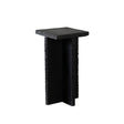 Spectre Black Slate Stone End Table by Diamond Sofa at Eve Furniture