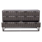Spectrum Smoke Grey 6-Drawer Dresser by Diamond Sofa at Eve Furniture
