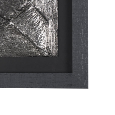 Spelter by Studio M a handmade Original Framed 3D Textured Artwork under Glass by Mercana at Eve Furniture