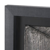 Spelter by Studio M a handmade Original Framed 3D Textured Artwork under Glass by Mercana at Eve Furniture