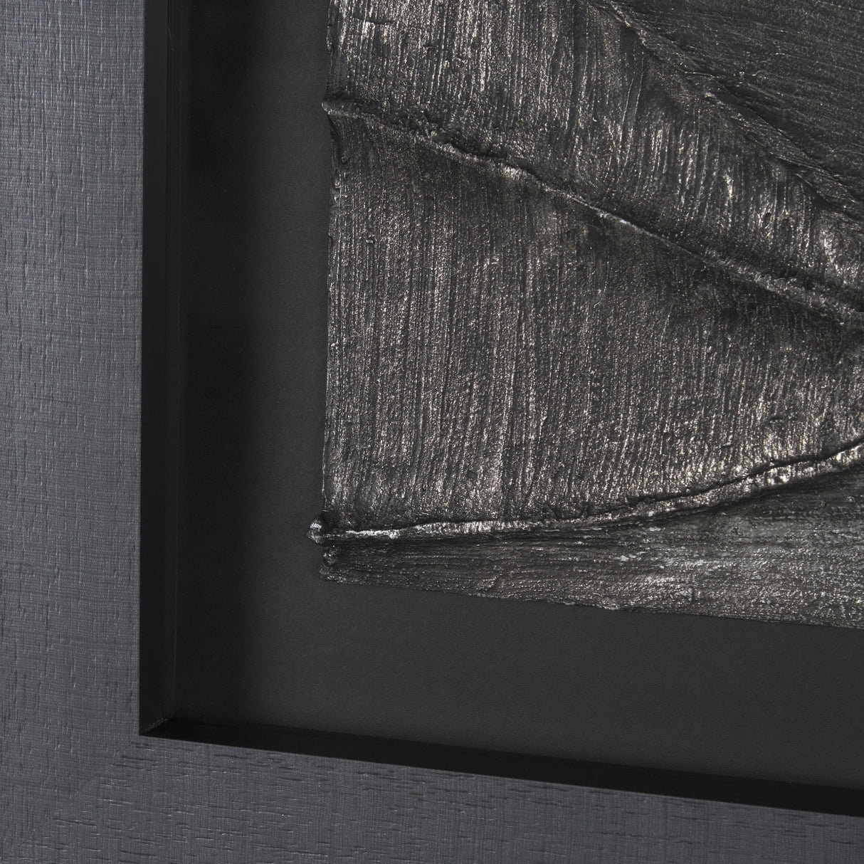 Spelter by Studio M a handmade Original Framed 3D Textured Artwork under Glass by Mercana at Eve Furniture