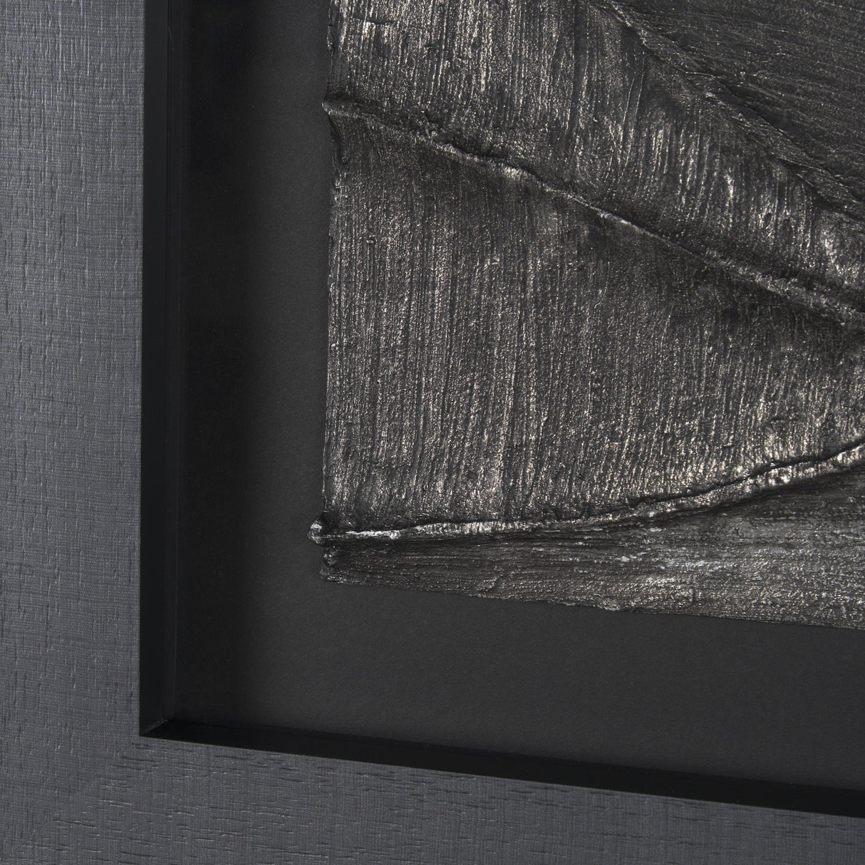 Spelter by Studio M a handmade Original Framed 3D Textured Artwork under Glass by Mercana at Eve Furniture