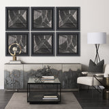 Spelter by Studio M a handmade Original Framed 3D Textured Artwork under Glass by Mercana at Eve Furniture
