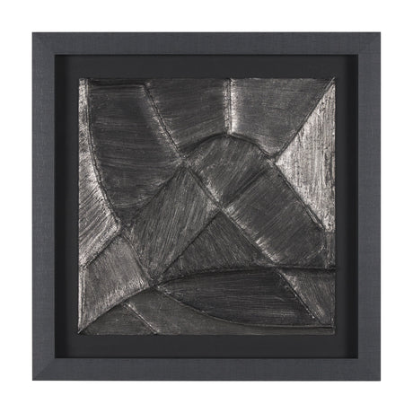 Spelter by Studio M a handmade Original Framed 3D Textured Artwork under Glass by Mercana at Eve Furniture