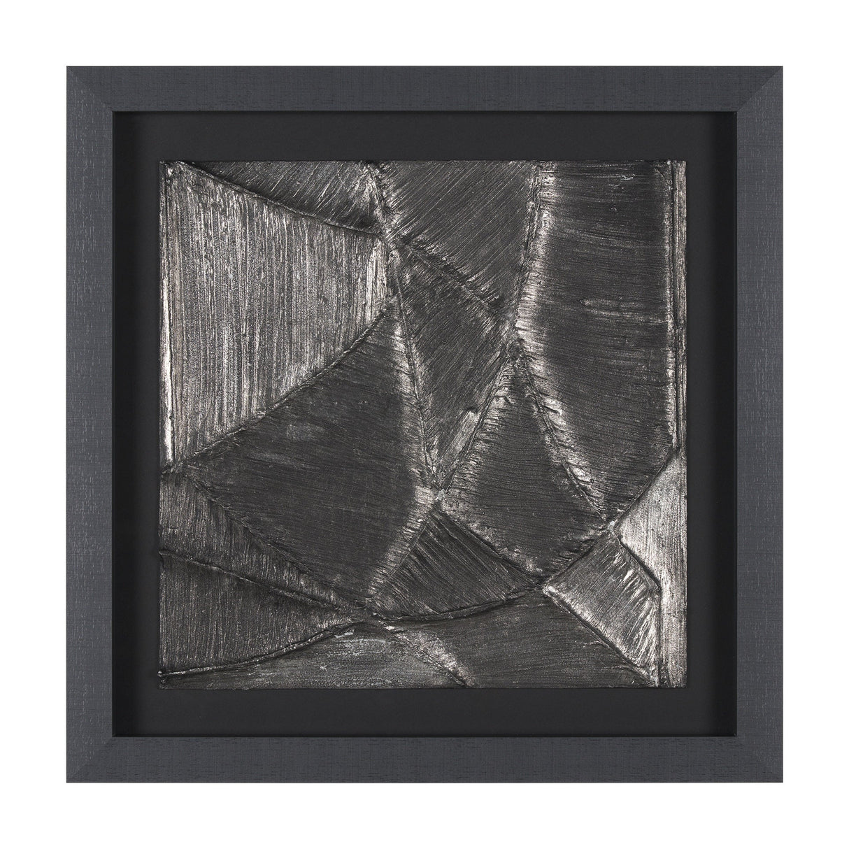 Spelter by Studio M a handmade Original Framed 3D Textured Artwork under Glass by Mercana at Eve Furniture