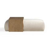 Spencer Performance Basketweave Ottoman with Bridge Table by TOV Furniture at Eve Furniture