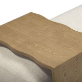 Spencer Performance Basketweave Ottoman with Bridge Table by TOV Furniture at Eve Furniture