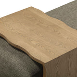 Spencer Performance Basketweave Ottoman with Bridge Table by TOV Furniture at Eve Furniture