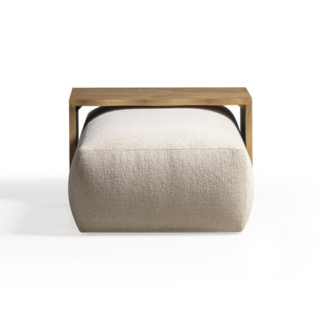 Spencer Performance Basketweave Ottoman with Bridge Table by TOV Furniture at Eve Furniture