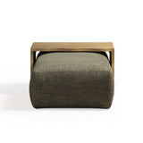 Spencer Performance Basketweave Ottoman with Bridge Table by TOV Furniture at Eve Furniture
