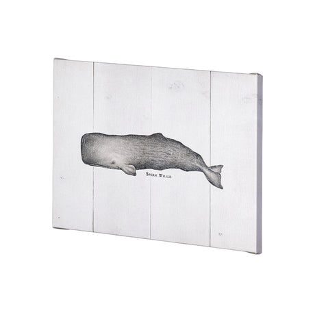 Sperm Whale by Mercana Studio a Hand Embellished Textured Canvas by Mercana at Eve Furniture