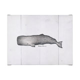 Sperm Whale by Mercana Studio a Hand Embellished Textured Canvas by Mercana at Eve Furniture